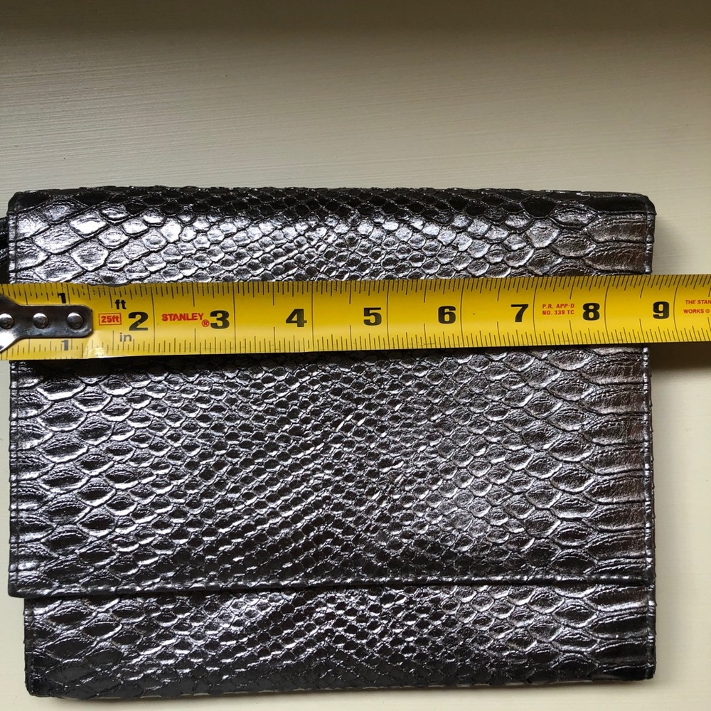 Neiman Marcus Silver Clutch Purse